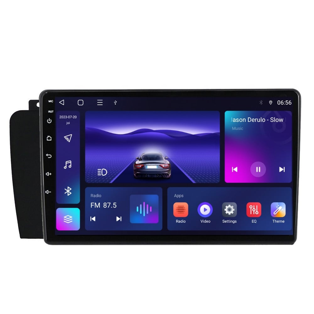 Navigatie dedicata cu Android Volvo S60 I 2004 - 2010, 4GB RAM, Radio GPS Dual Zone, Display HD IPS 9" Touchscreen, Internet Wi-Fi, Bluetooth, MirrorLink, USB