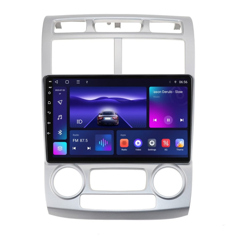 Navigatie dedicata cu Android KIA Sportage 2004 - 2010 fabricata in Coreea, clima automata, 4GB RAM, Radio GPS Dual Zone, Display HD IPS 9" Touchscreen, Internet Wi-Fi, Bluetooth, MirrorLink, USB