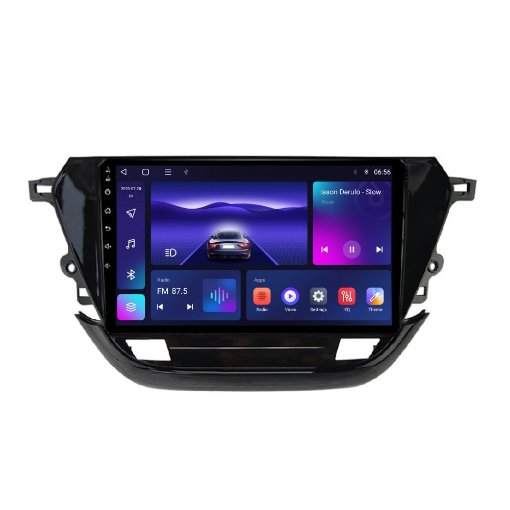 Navigatie dedicata cu Android Opel Corsa F dupa 2019, 4GB RAM, Radio GPS Dual Zone, Display HD IPS 9" Touchscreen, Internet Wi-Fi, Bluetooth, MirrorLink, USB