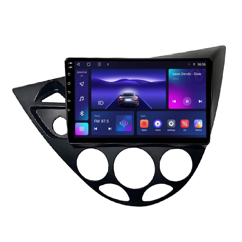 Navigatie dedicata cu Android Ford Focus I 1998 - 2005, 4GB RAM, Radio GPS Dual Zone, Display HD IPS 9" Touchscreen, Internet Wi-Fi, Bluetooth, MirrorLink, USB