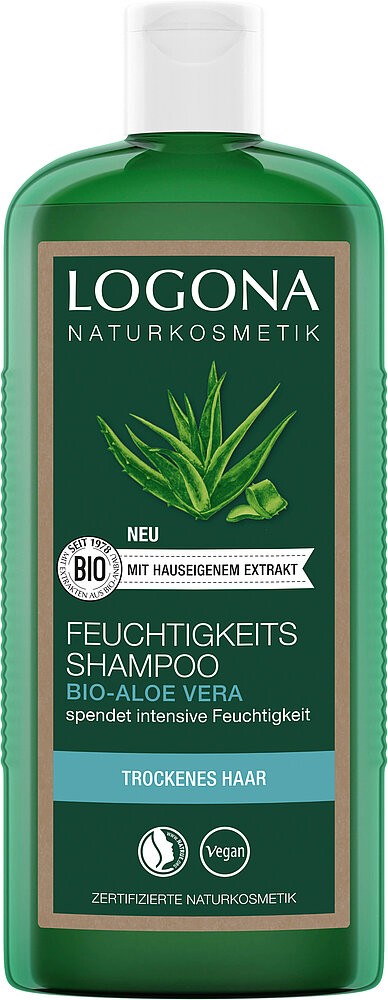 Sampon bio hidratant cu aloe vera, 250ml Logona