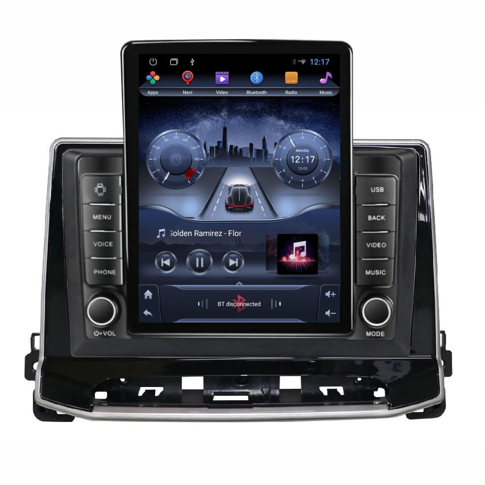 Navigatie dedicata cu Android Jeep Compass II dupa 2021, 2GB RAM, Radio GPS Dual Zone, Touchscreen IPS 9.7" HD tip Tesla, Internet Wi-Fi, Bluetooth, MirrorLink, USB