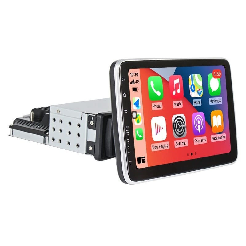 Navigatie 1DIN cu Android Audi A3 (8L1) 1996 - 2003, 4GB RAM, Radio GPS Dual Zone, Display HD IPS 10" reglabil 360 grade, Internet Wi-Fi si slot SIM 4G, Bluetooth, MirrorLink, USB