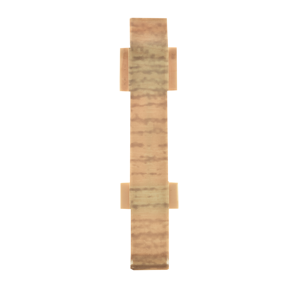 Set element de imbinare plinta parchet Korner Evo 70, stejar rustic, PVC, 70 x 20.7 mm, 2 bucati/set