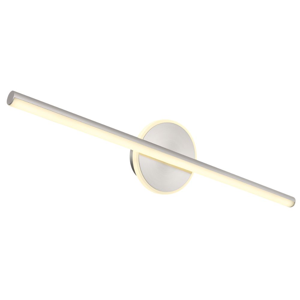 Aplica de perete Globo Pepe, nichel/acril, 1 x LED 10 W, nichel, 608 x 130 mm