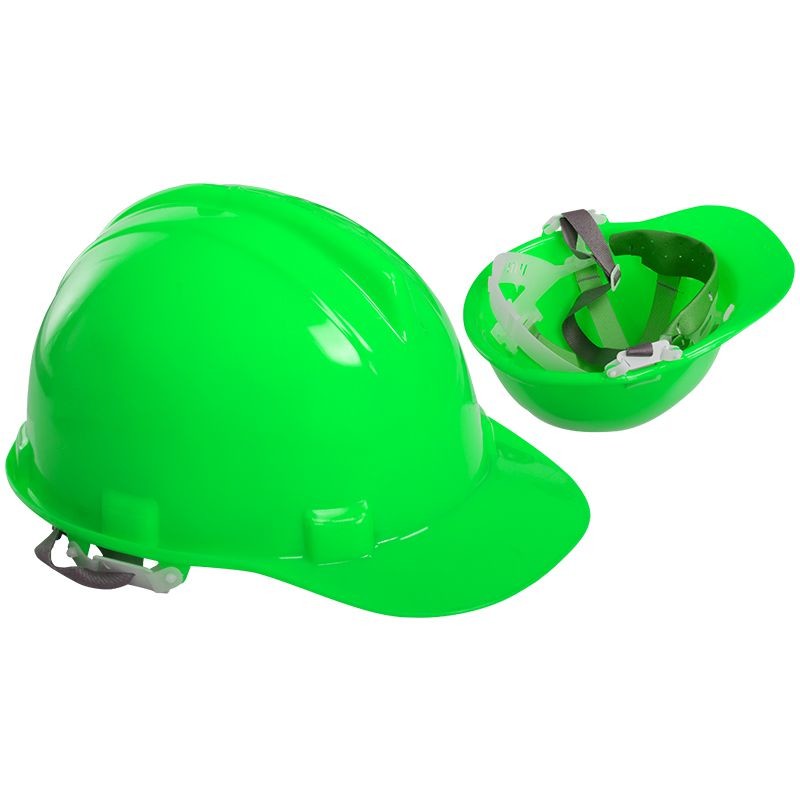 Casca de protectie industriala verde
