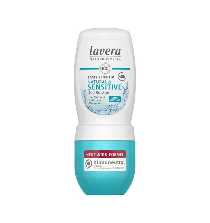 Deodorant Roll-on cu aloe vera, Basis Sensitive 24h 50ml Lavera
