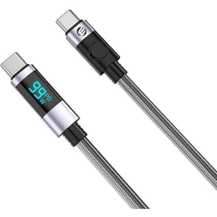 Cablu Date/Incarcare LDC2C 100W USB Type-C - USB Type-C 1.5m Negru