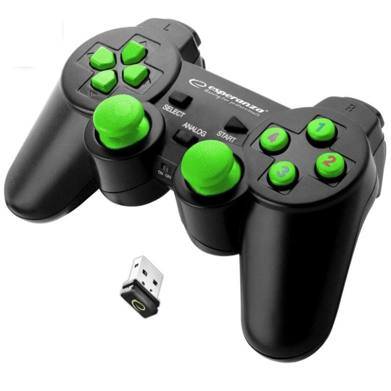 Oferte la Gamepad EGG108G PC Playstation Analog / Digital USB 2.0 Negru