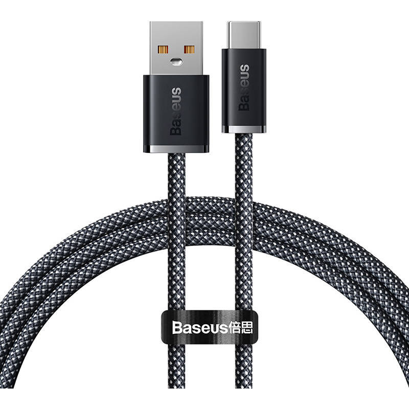 Cablu Date/Incarcare Dynamic USB/USB Type-C 100W 1m Gri