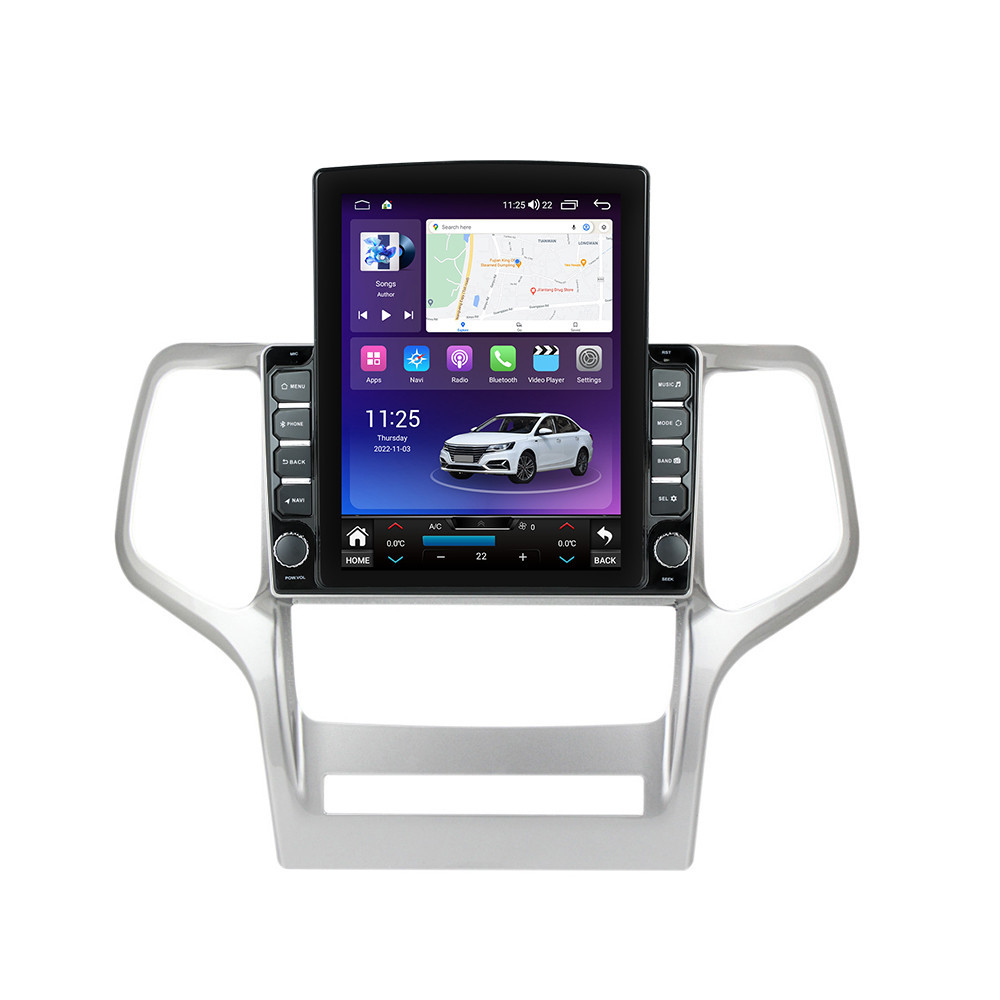 Navigatie dedicata cu Android Jeep Grand Cherokee IV 2011 - 2014, 8GB RAM, Radio GPS Dual Zone, Touchscreen IPS 9.7" HD tip Tesla, Internet Wi-Fi si slot SIM 4G, Bluetooth, MirrorLink, USB