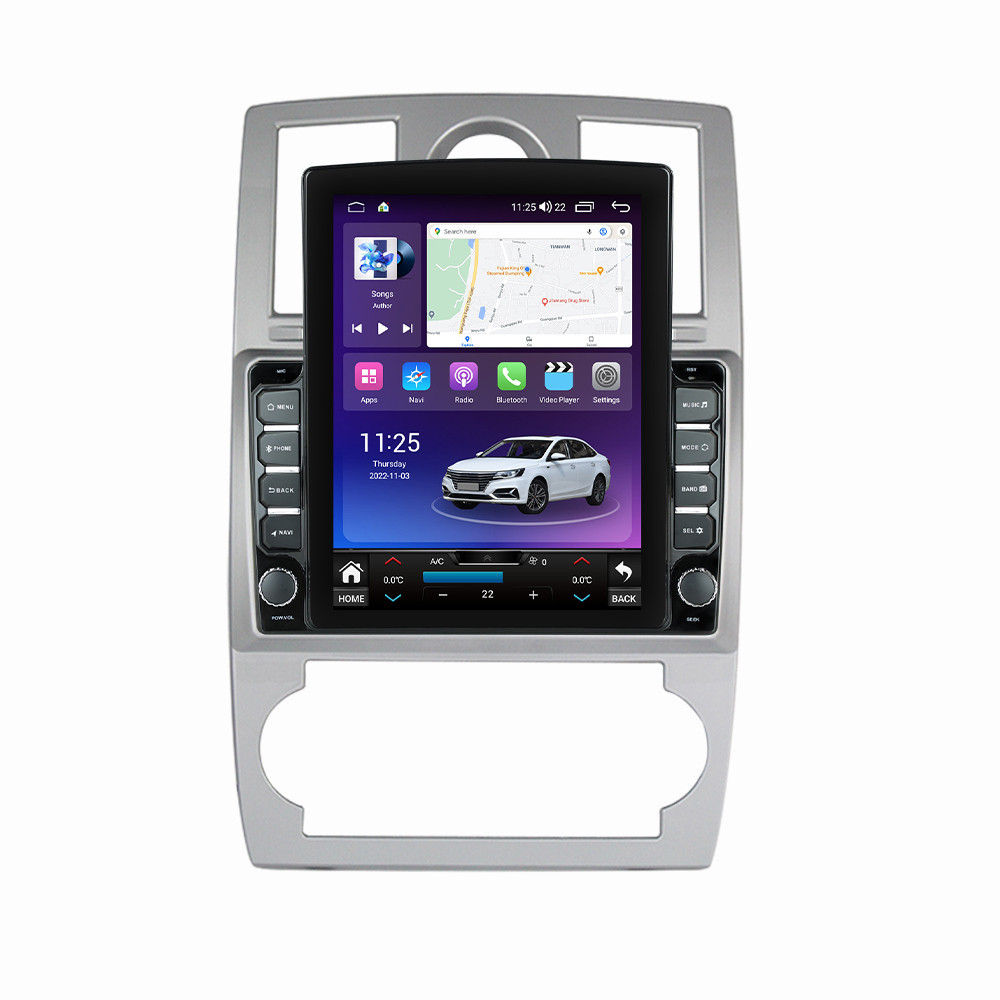 Navigatie dedicata cu Android Chrysler 300C 2004 - 2010, 8GB RAM, Radio GPS Dual Zone, Touchscreen IPS 9.7" HD tip Tesla, Internet Wi-Fi si slot SIM 4G, Bluetooth, MirrorLink, USB