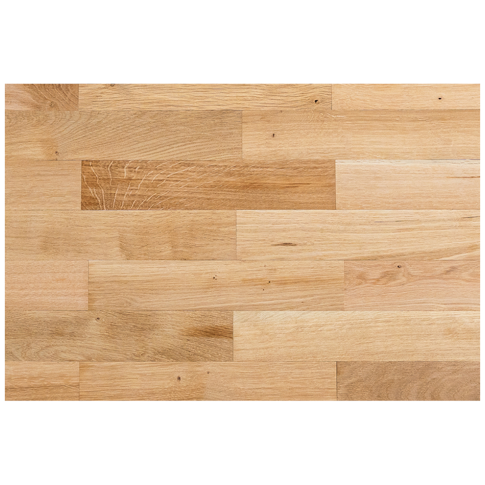 Parchet masiv 20 mm, esenta stejar, clasa AB, nuanta medie, placa dreapta, 350 x 70 mm