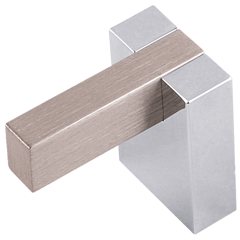 Buton FA 26169, aluminiu, 47 x 30 mm, crom