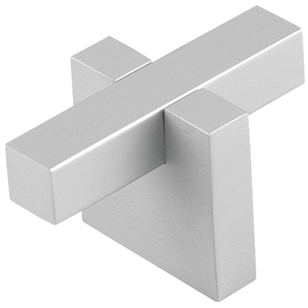 Buton HX 6822E3 / FA 26175, aluminiu, 50 x 30 mm, crom