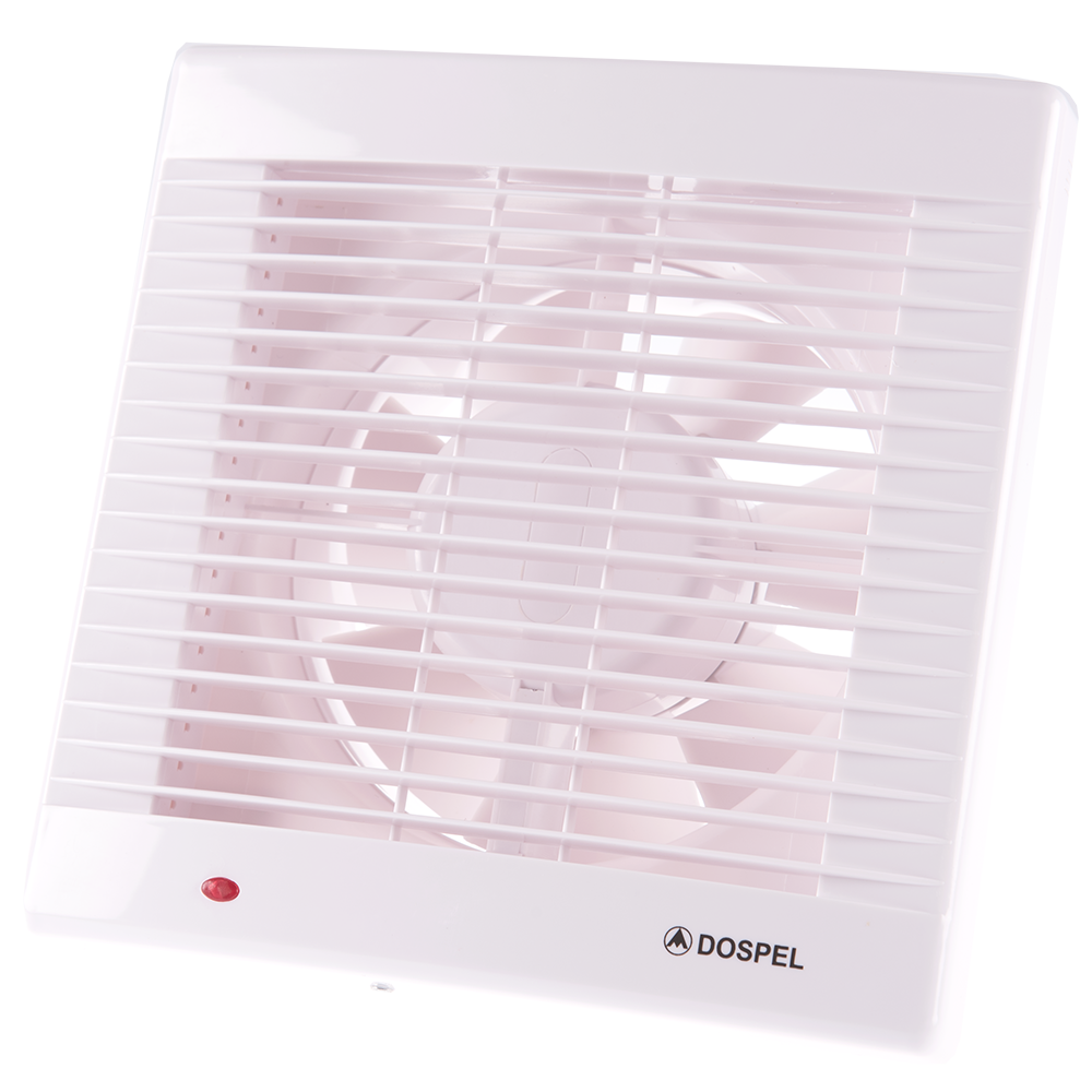 Ventilator axial uz casnic Dospel Polo6 150S, 20 W, diametru 150 mm,  280 mc/h, alb,  209 x 209 mm
