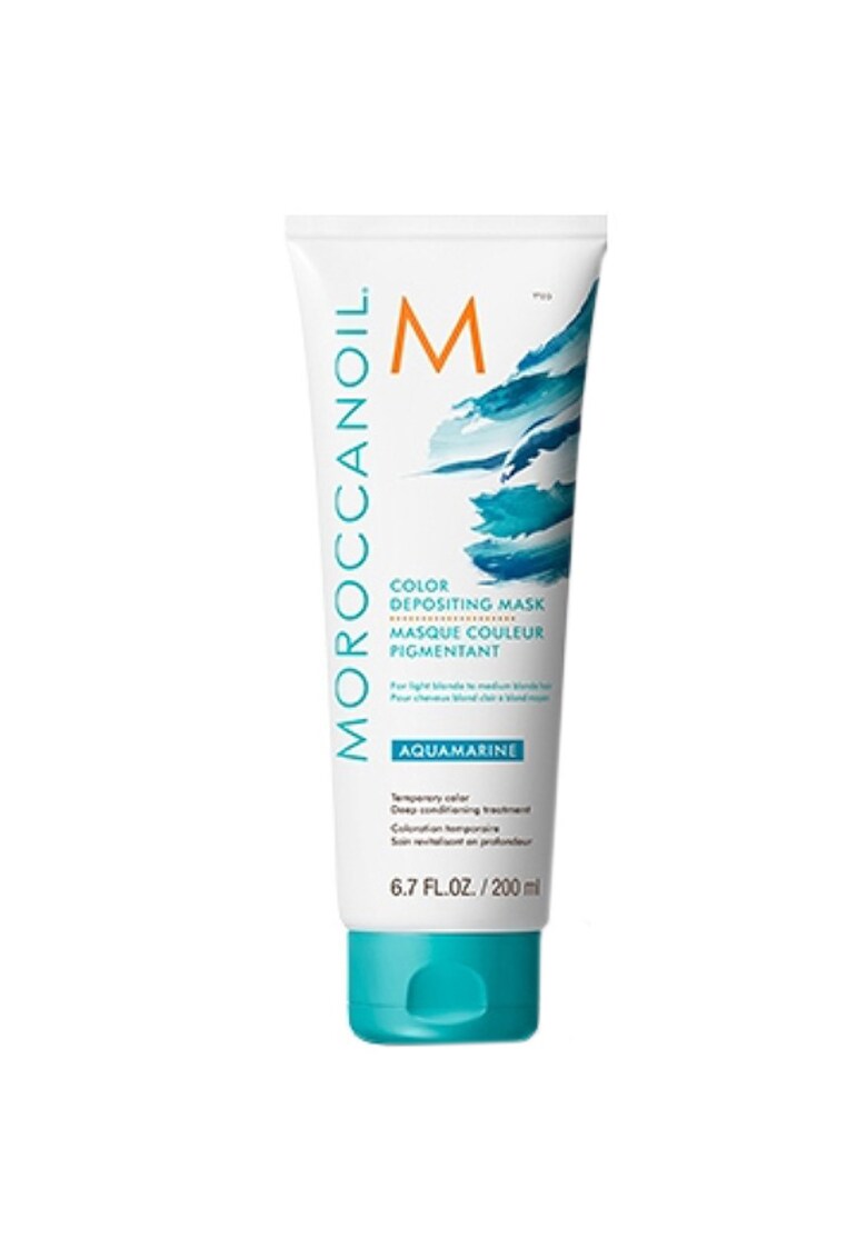 Masca de par nuantatoare  Aquamarine pentru par blond - 200 ml