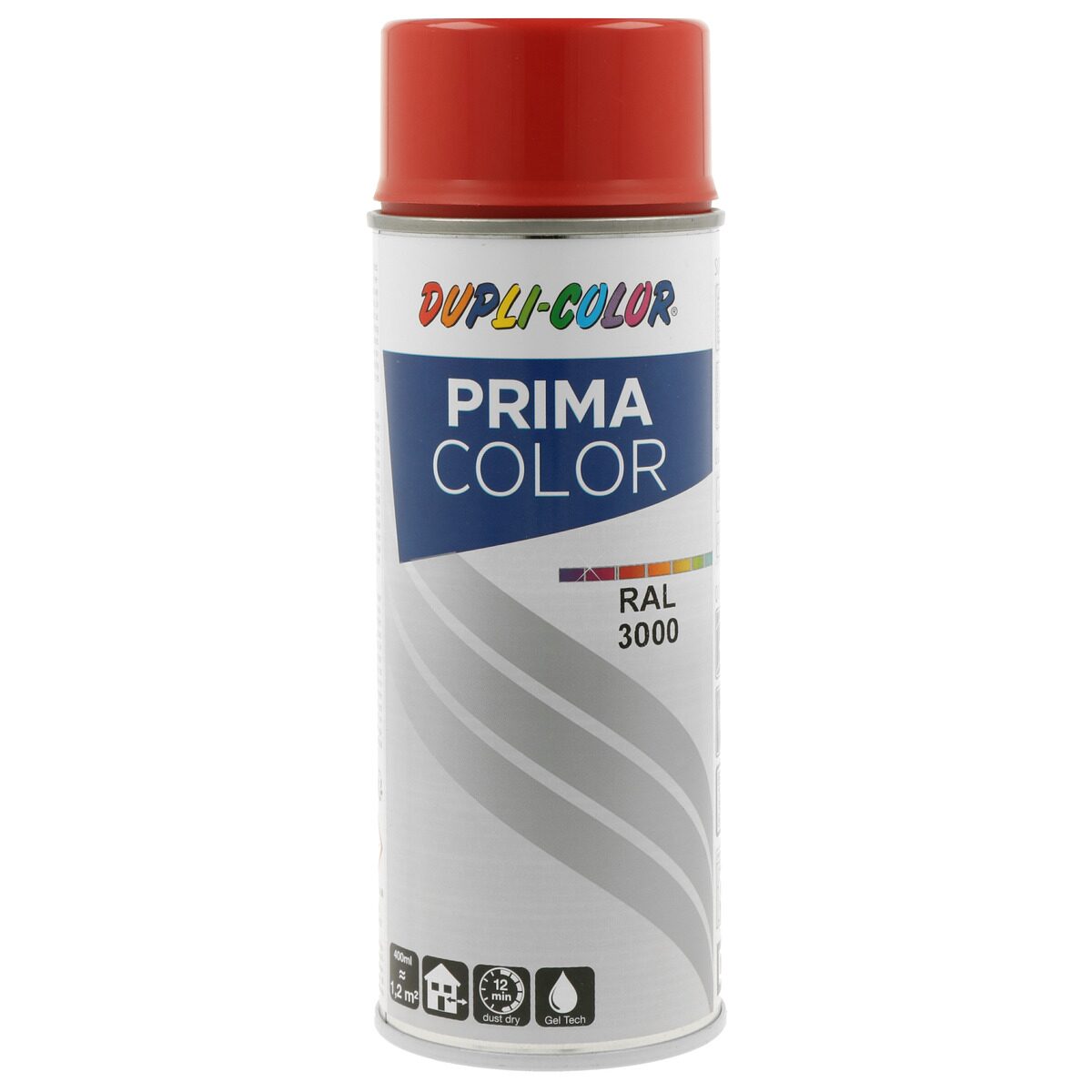 Vopsea spray Dupli-Color Prima, RAL 3000 rosu foc, 400 ml