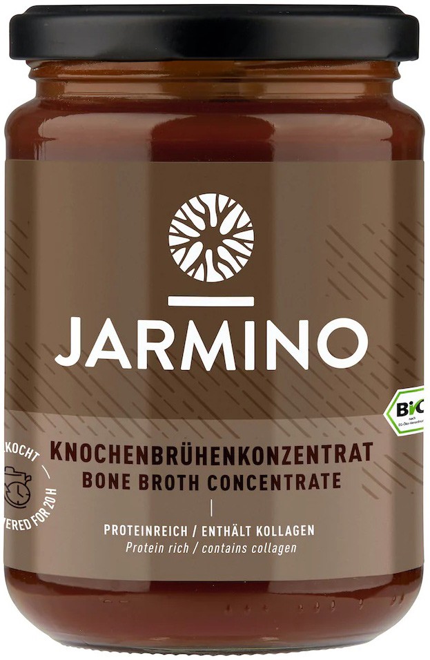 Supa bio concentrata din oase de vita, 440g Jarmino