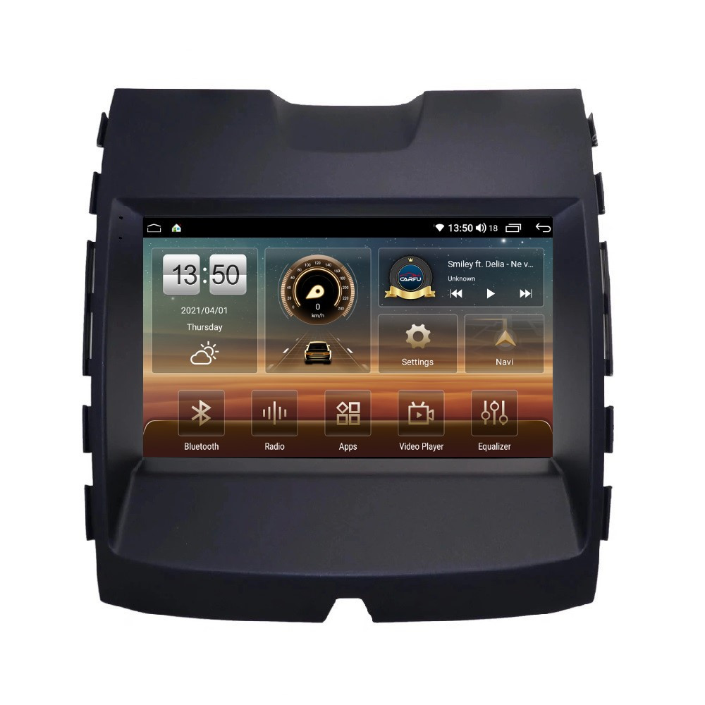 Navigatie dedicata cu Android Ford Edge 2016 - 2021 cu navigatie originala, 6GB RAM, Radio GPS Dual Zone, Display HD QLED 9" Touchscreen, Internet Wi-Fi si slot SIM 4G, Bluetooth, MirrorLink, USB