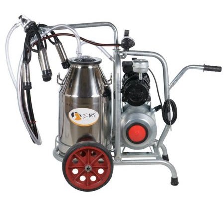 Aparat de muls vaci EMT 1+1S40, un bidon inox 40 litri, un post