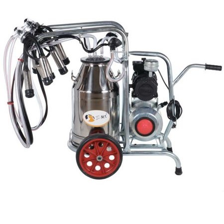 Aparat de muls vaci EMT 2+1S30, un bidon inox 30 litri, 2 posturi