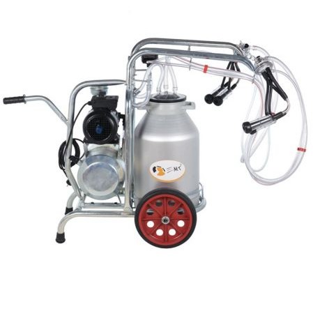Aparat de muls oi si capre EMT 2+1GA25, un bidon aluminiu 25 litri, 2 posturi