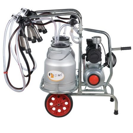 Aparat de muls vaci EMT 2+2A30, 2 bidoane aluminiu 30 litri, 2 posturi