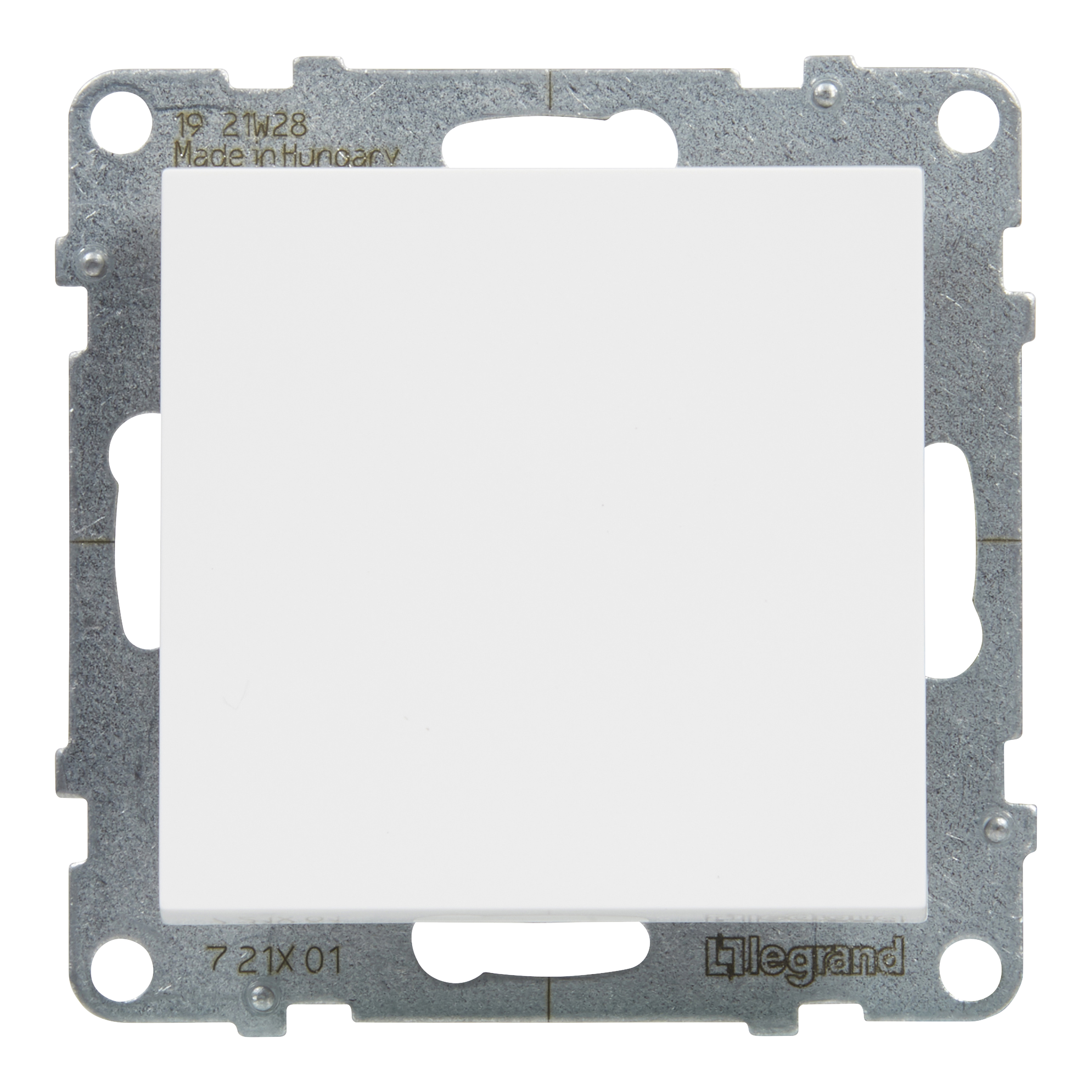 Intrerupator simplu Legrand, IP44, montaj incastrat, alb, 729 x 729 mm