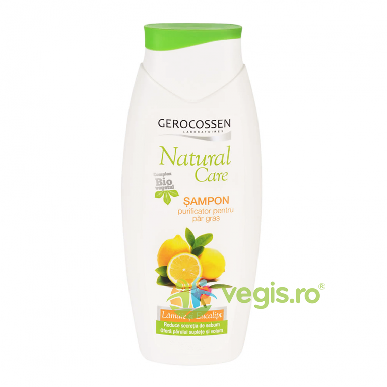 Sampon Purificator pentru Par Gras cu Lamaie si Eucalipt Natural Care 400ml