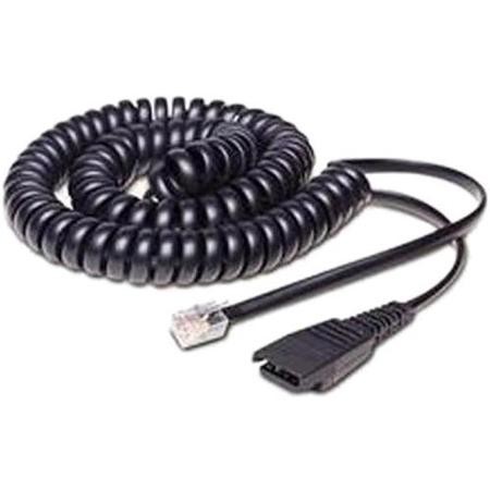 CABLE W/ QD TO RJ10 PLUG SPIRAL
