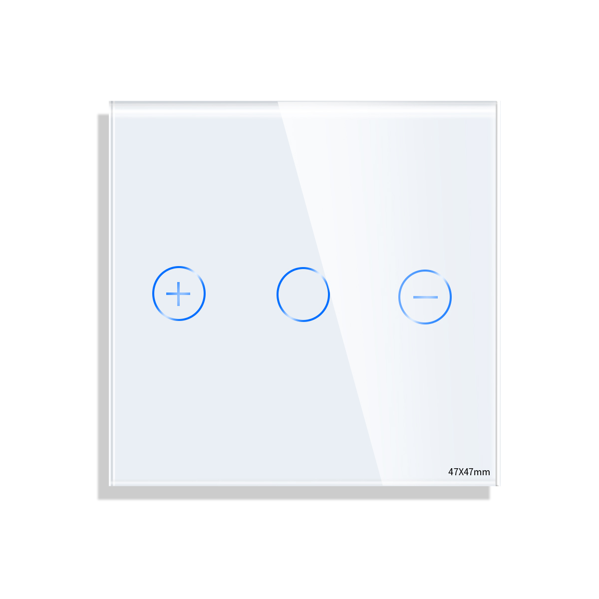 Panou Intrerupator Variator cu Touch Mini din Sticla LUXION