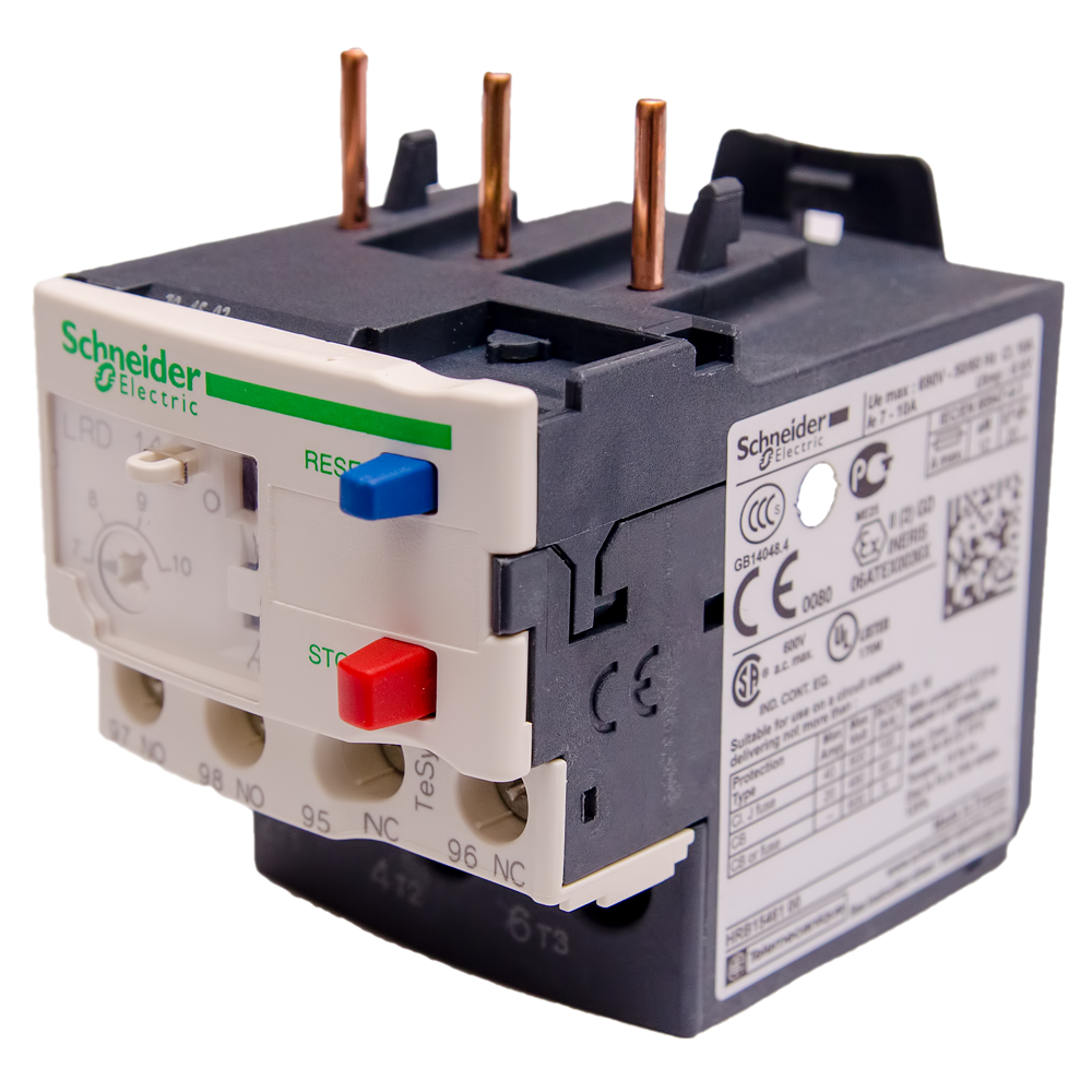 Releu termic TeSys Schneider LRD14, D09-38, 7-10A