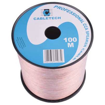 CABLU DIFUZOR CCA 2X2.50MM TRANSPARENT 100M