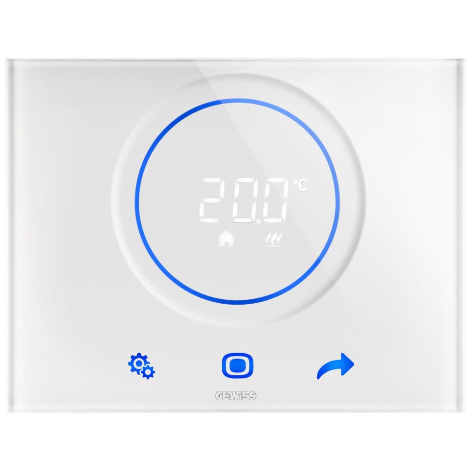 Termostat Termo Ice Wi-Fi PT( aplicat ) Gewiss Chorus GW16970CB, alb