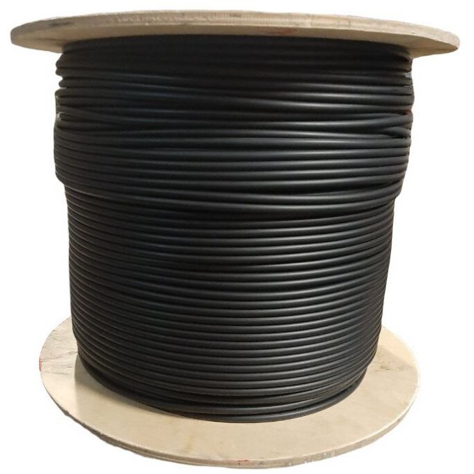 Rola 500 ml cablu solar cupru stanat H1Z2Z2-K 0.6/1KV 1X6.00MM2 negru RCB ELECTRO