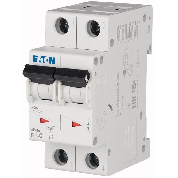 Siguranta automata 2P 50A Eaton Eaton PL6-C50/2 286572