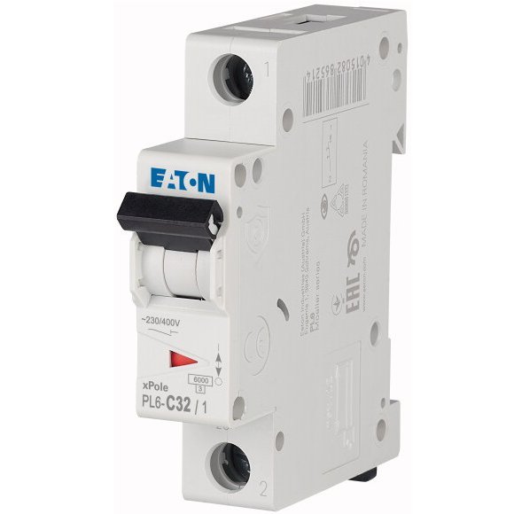 Siguranta automata 1P 32A Eaton PL6-C32/1 Eaton 286536