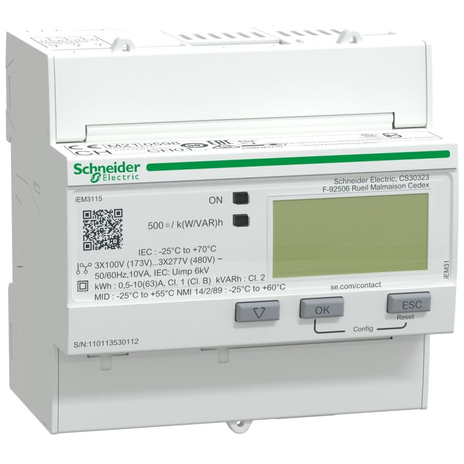 Contor multitarif conectare directa 63 A Schneider A9MEM3115