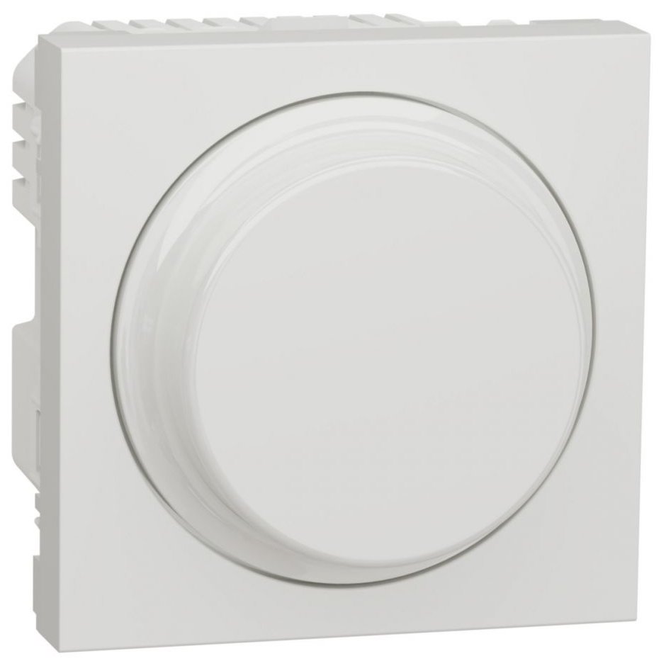 Variator universal rotativ LED 2 module Schneider Noua Unica NU351418, alb