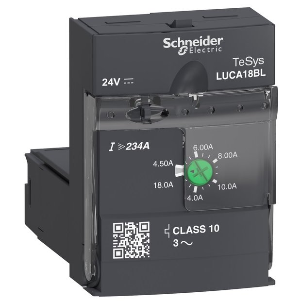 Unitate de comanda standard LUCA - clasa 10 - 4.5...18 A - 24 V c.c. Schneider