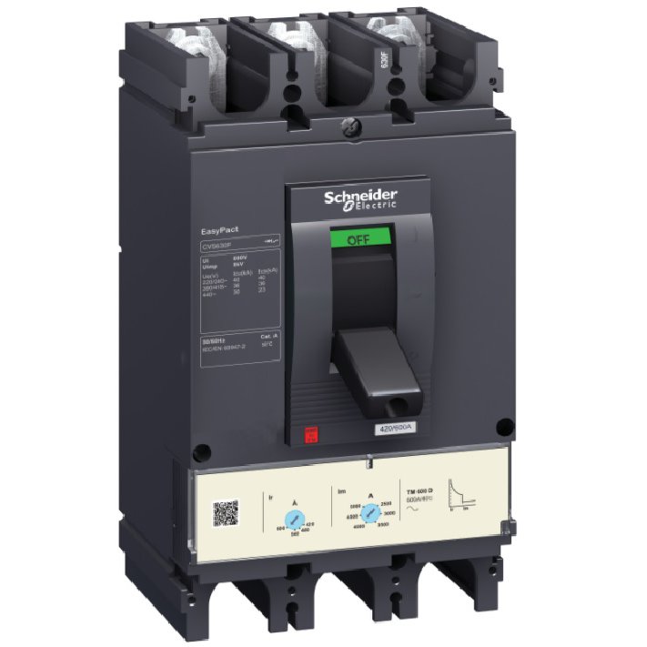 Intrerupator tip usol Easypact Cvs - Cvs630F Tm500D Intreruptor - 3P/3D 500A Schneider LV563305