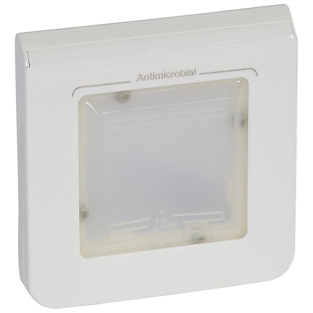 Rama antibacteriana 2 module Ip44 Legrand Mosaic 078880