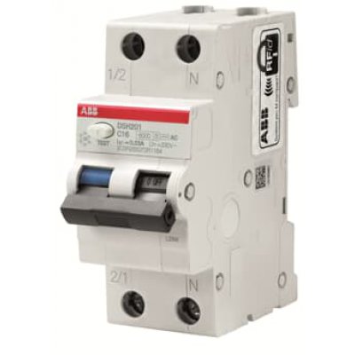 Intrerupator automat diferential combinat 6A 1P+N C 30MA AC - ABB DSH201 2CSR255070R1064
