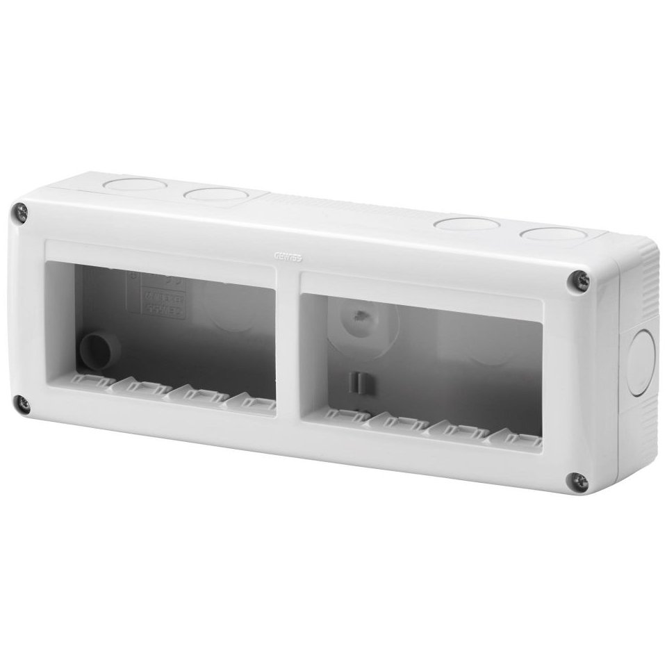 Doza aplicata 4+4 module IP 40 Gewiss System GW27006