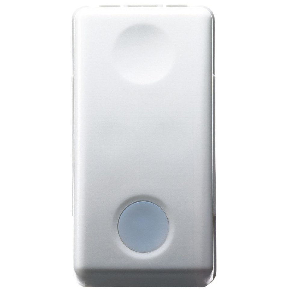 Intrerupator simplu 1 modul cu led Gewiss System GW20572, alb