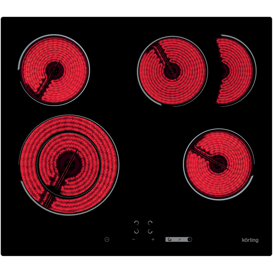 Oferte la Plita Electrica HE6243C 4 Zone de Gatit Black