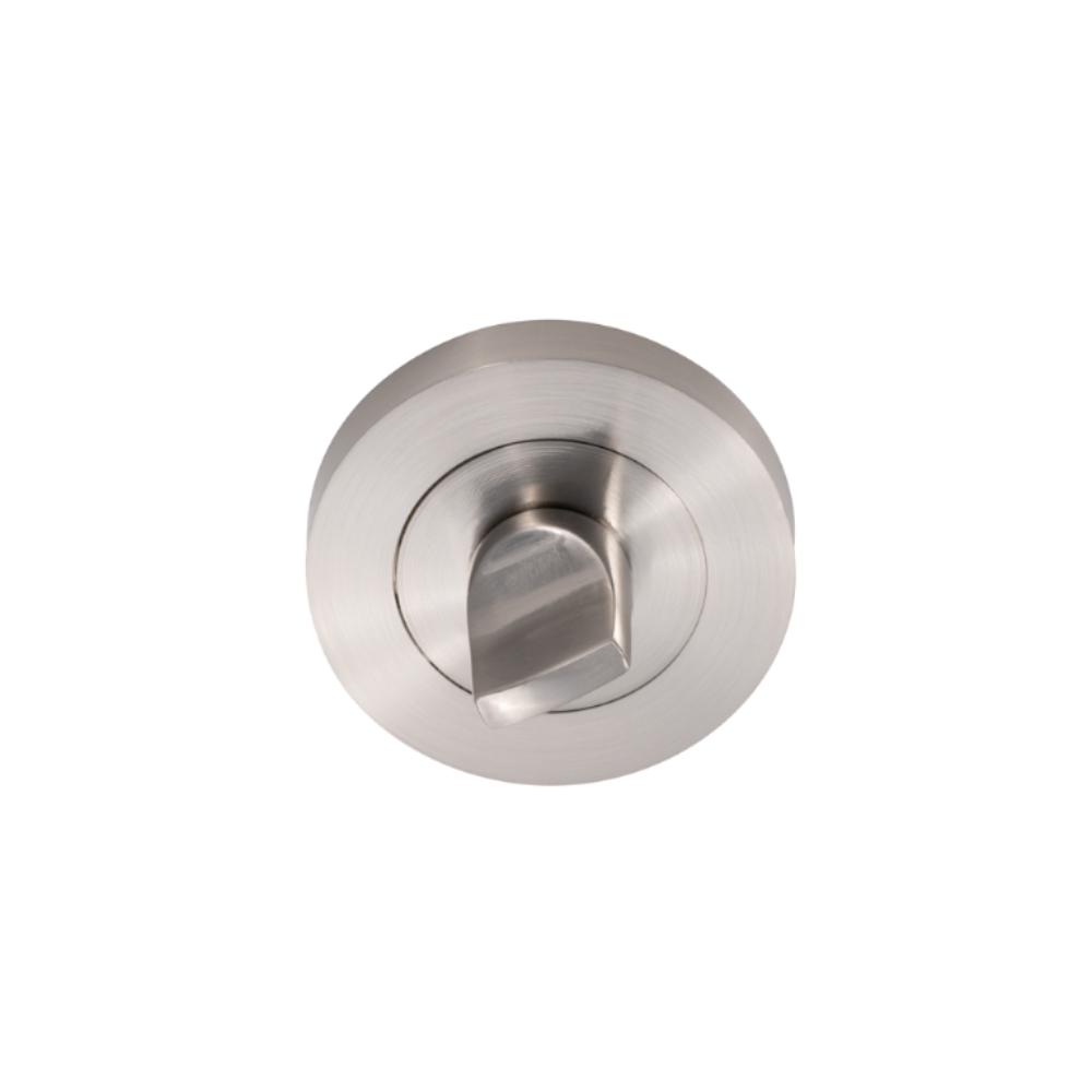 Set rozeta usi lemn interior Gato, 55 mm, zamac, finisaj nichel cromat