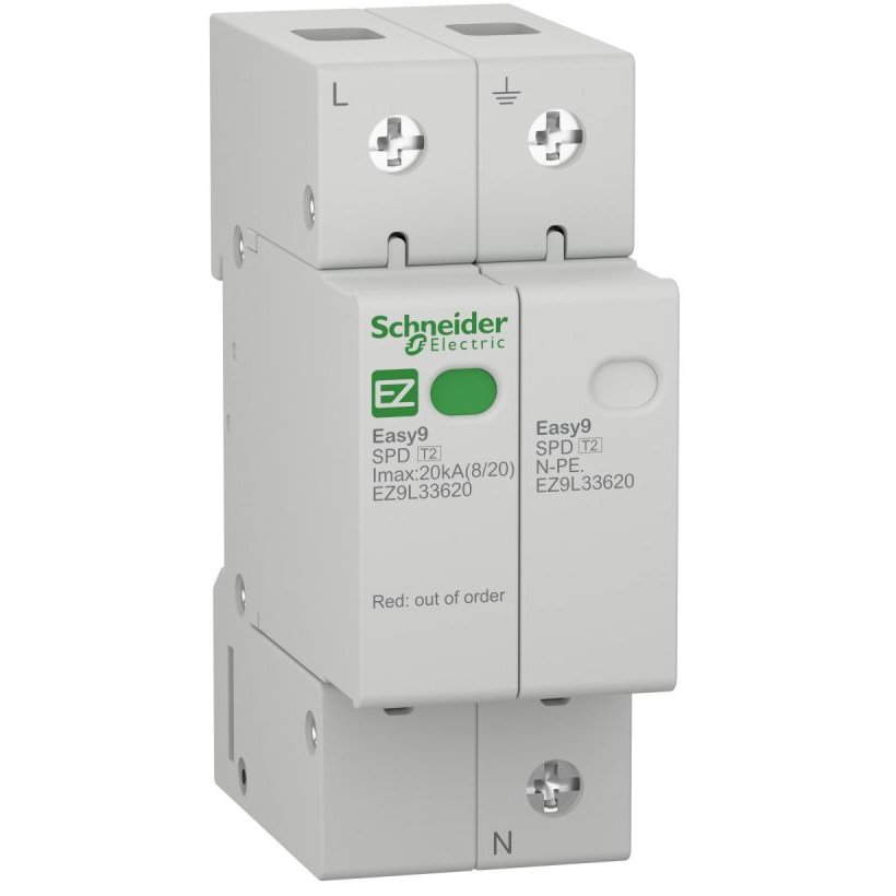 Descarcator 1P+N 20 kA Easy9 Schneider EZ9L33620