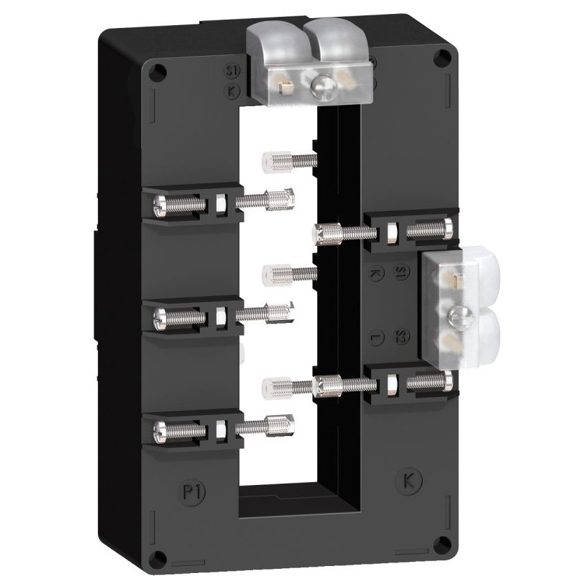 Transformator de curent tropicalizat 2000/5 iesire dubla pentru bari colectoare 127x38 Schneider METSECT5DB200
